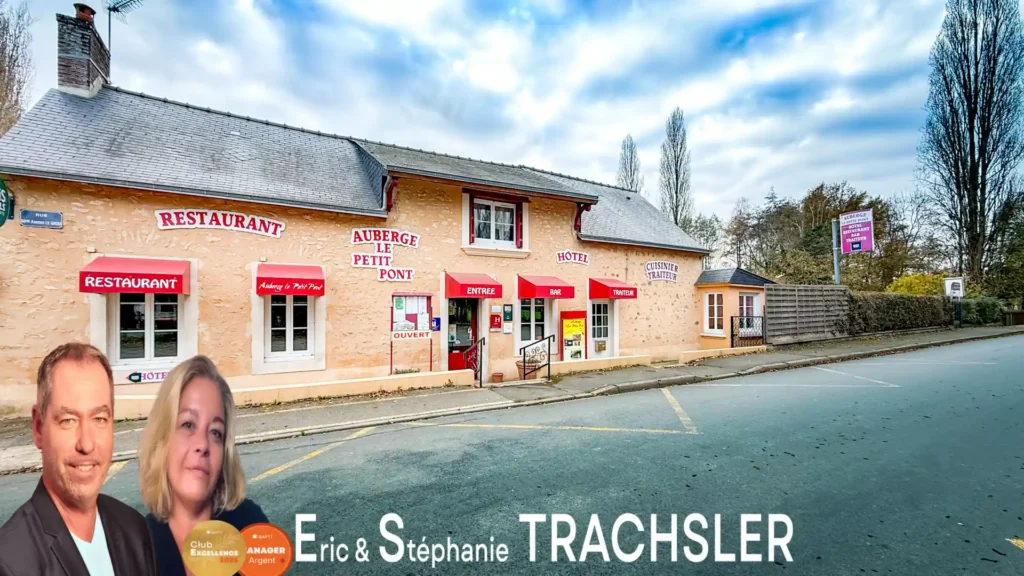 Hôtel-Restaurant en bord de rivière avec 7 chambres – Activité clé en main proche Le Mans