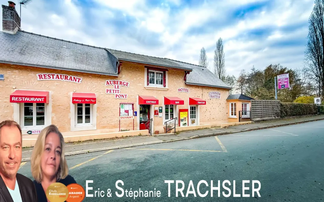 Hôtel-Restaurant en bord de rivière avec 7 chambres – Activité clé en main proche Le Mans