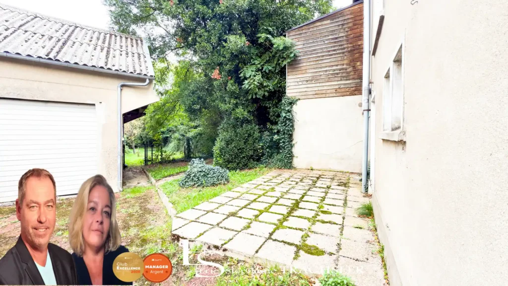 Maison à vendre Le Mans Pontlieue avec jardin bord de rivière et 5 chambres