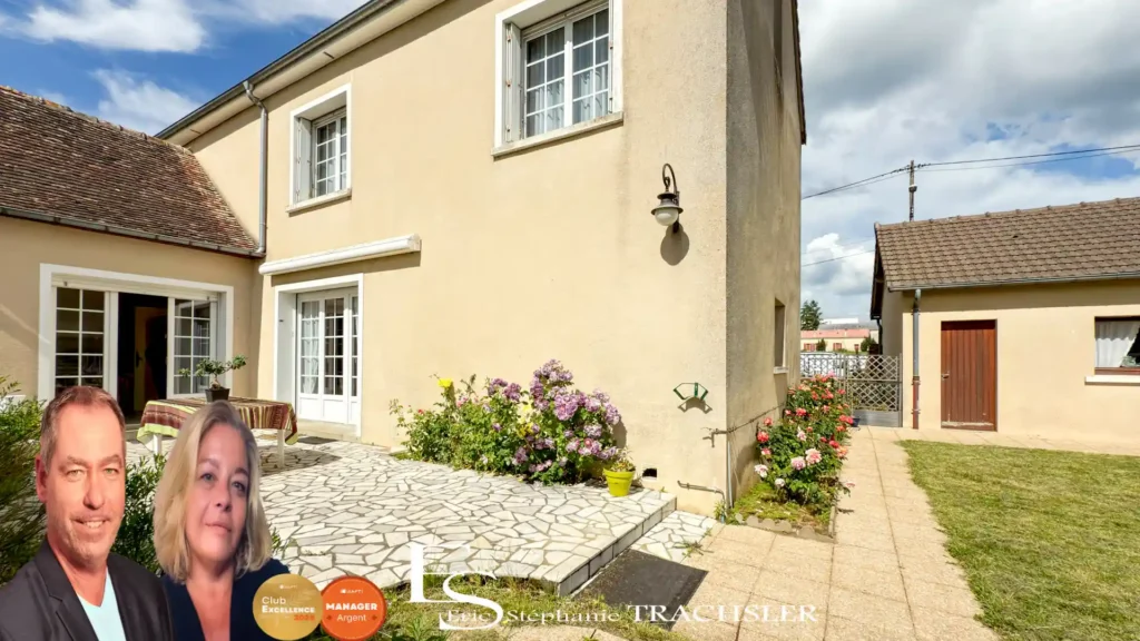 Maison à vendre à Connerré avec jardin et garage