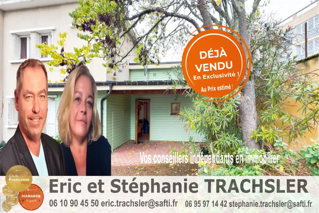 Maison à vendre Le Mans Bollée – 4 chambres et jardin